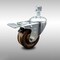 Service Caster 3 Inch SS High Temp Phenolic 1/2 Inch Threaded Stem Caster with Total Lock Brake SCC-SSTSTTL20S314-PHSHT-121315 - alternate 1